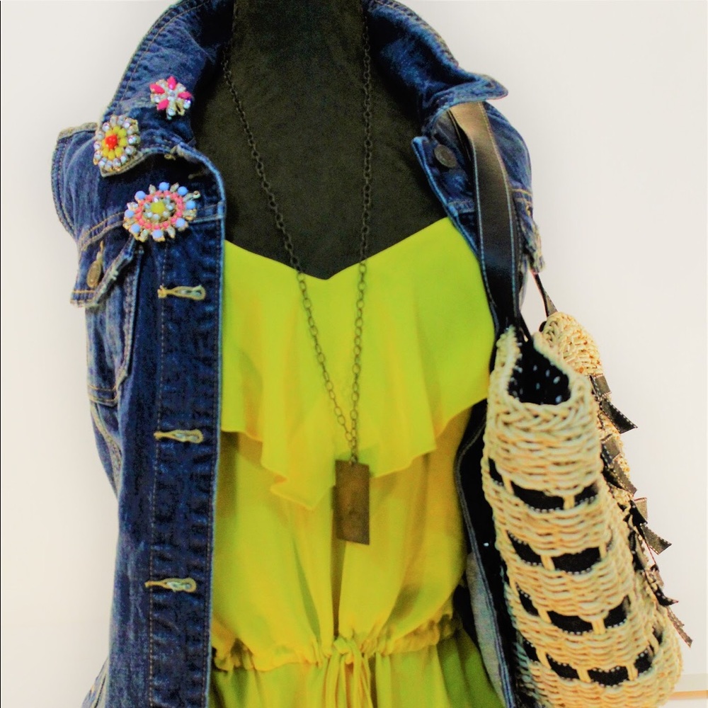 Banana Republic Ruffled tank tunic/dress